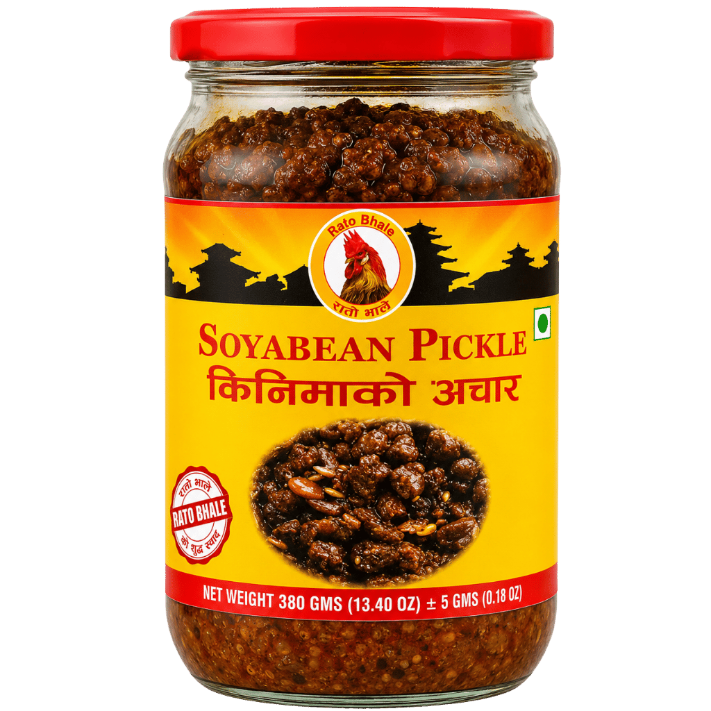 Rato bhale Soyabean Pickle 380 g buy online USA - 1